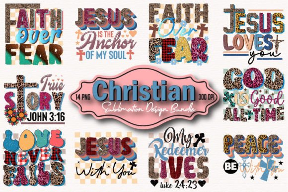 Christian Sublimation Design Bundle & Crafts
