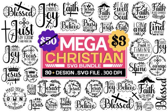 Christian Svg Bundle, Motivational Svg & Crafts