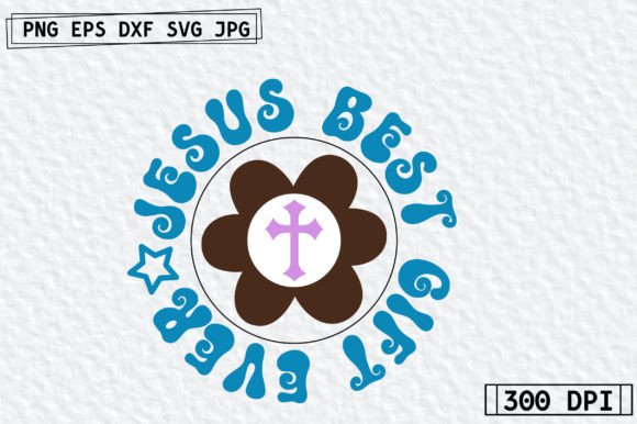 Christian Typography Retro Design Crafts