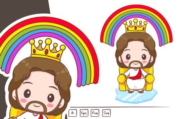 Jesus Cartoon Illustrations