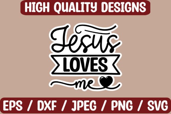 Jesus Loves Me Stickers and Crafts