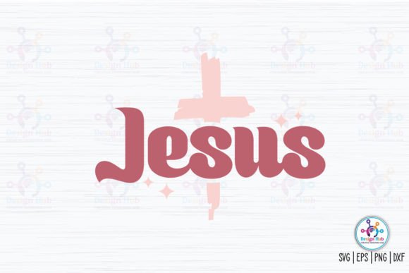 Jesus Retro SVG for Crafts and Creative Projects