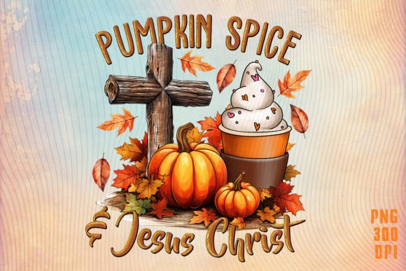 Pumpkin Spice Jesus Christ Fall T-Shirt Crafts